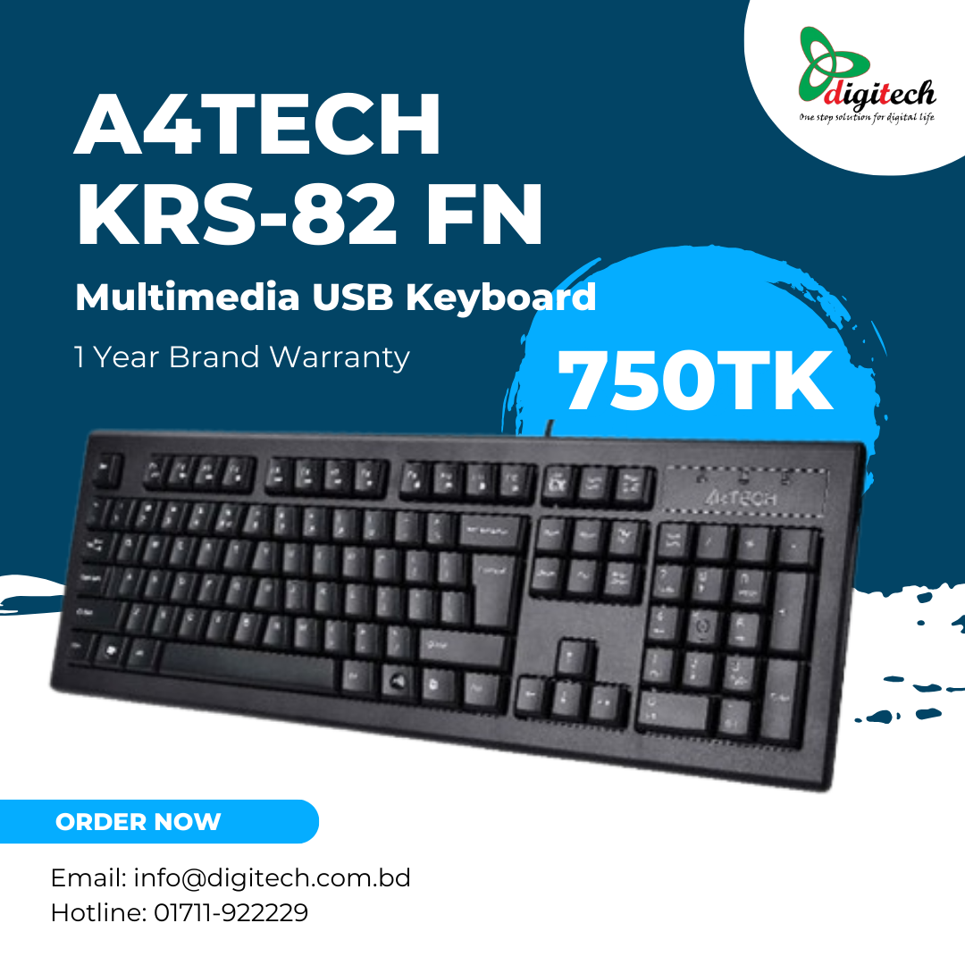 A4Tech KRS-82 FN Multimedia USB  Keyboard